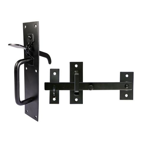 Taurus Medium Duty Suffolk Latch Black