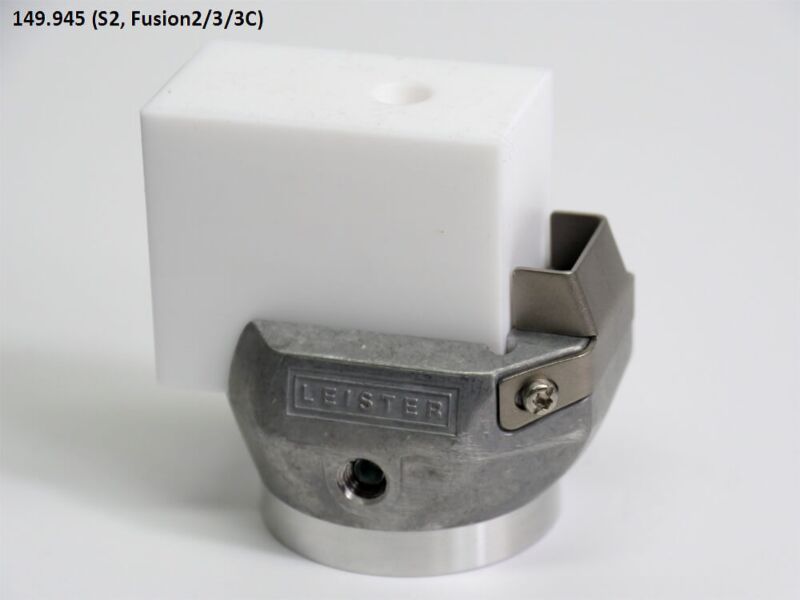 Leister Blank Welding Shoe (45 x 30 x 54mm) 145.945 for WELDPLAST S2, FUSION 2/3/3C