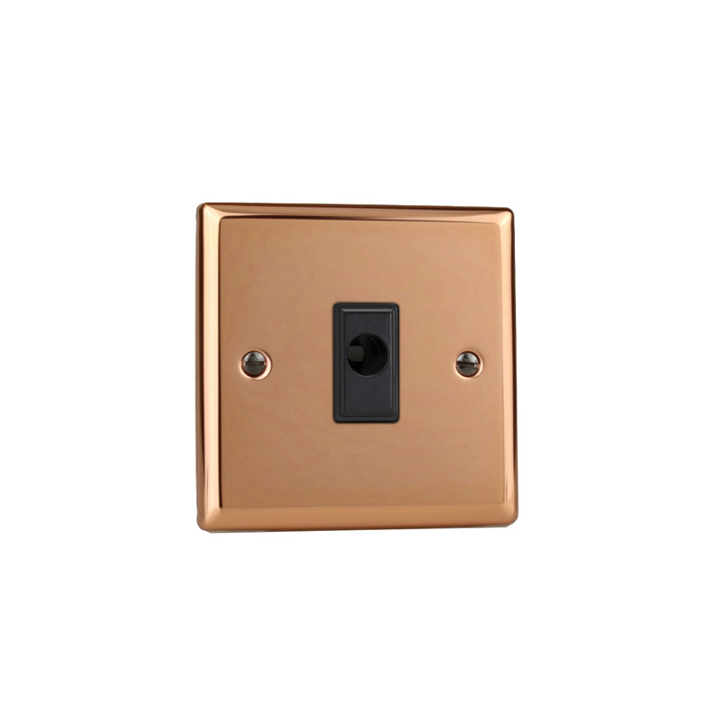 Varilight Urban 16A Flex Outlet Plate Polished Copper (Standard Plate)