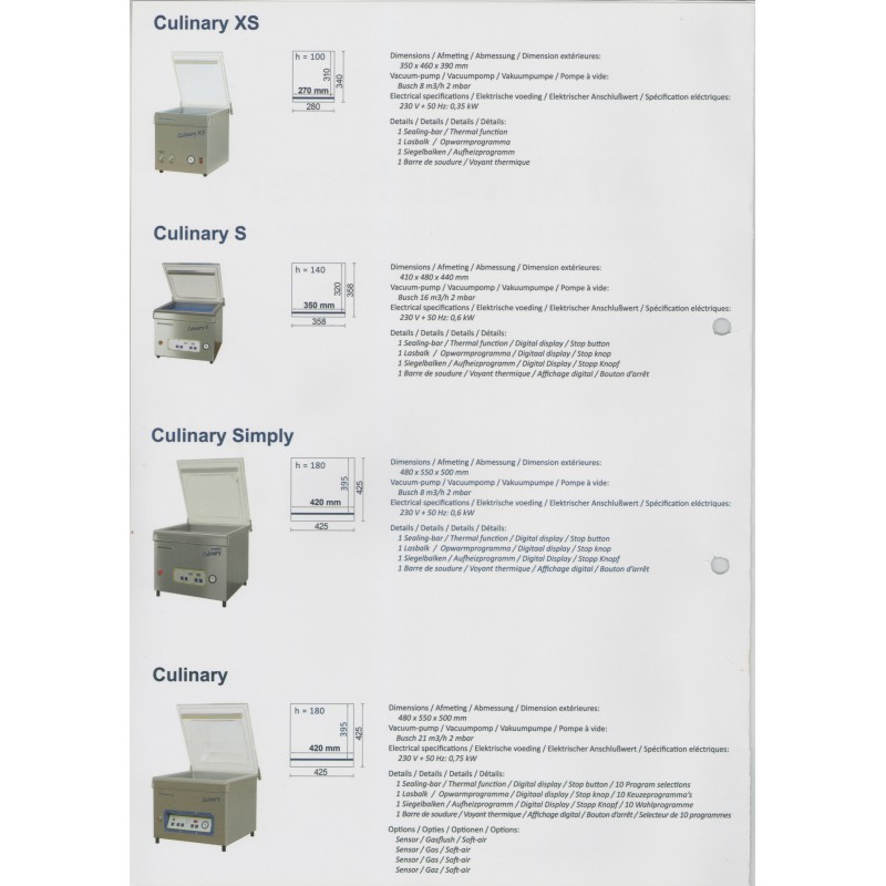 UK Suppliers Of NEW ATM Vacuum Packer table top model Culinary
