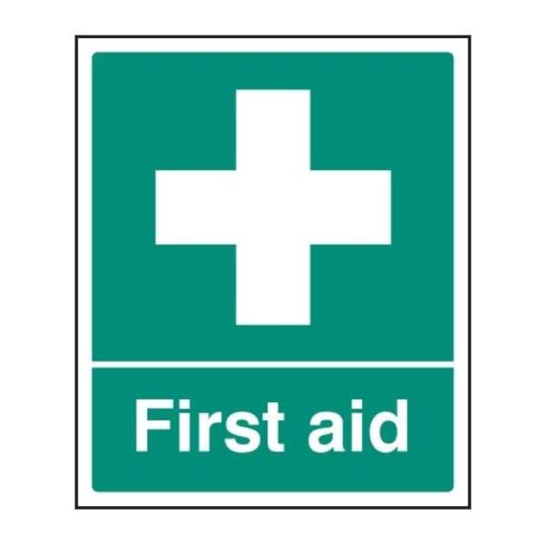 First Aid - A4 Rigid Plastic