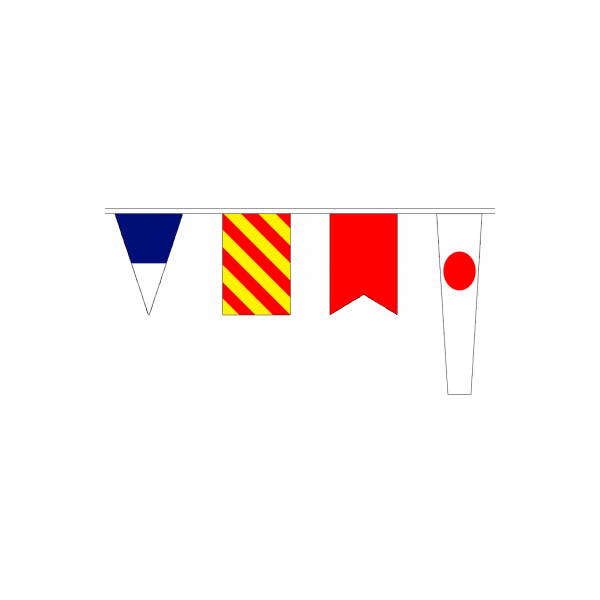 Nautical Bunting - 40 Flags / 12.7m Length
