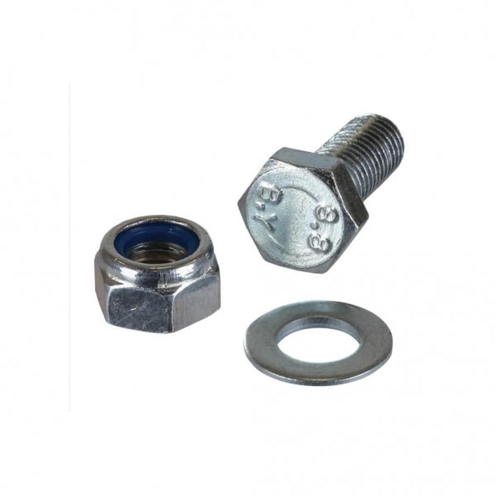 M12 x 30mm Hexagon Set Boltwith Washer & Nyloc Nut  316 Stainless