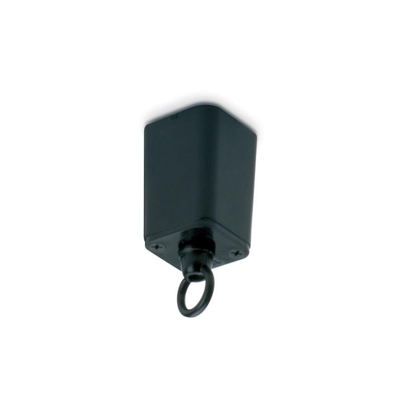 JCC Mainline Mains IP20 Pendant Suspension Track Adaptor Black