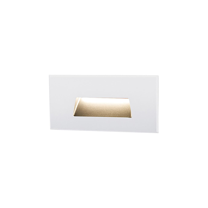 Aurora Set In 2W IP67 Horizontal Recessed LED Wall Light White 4000K