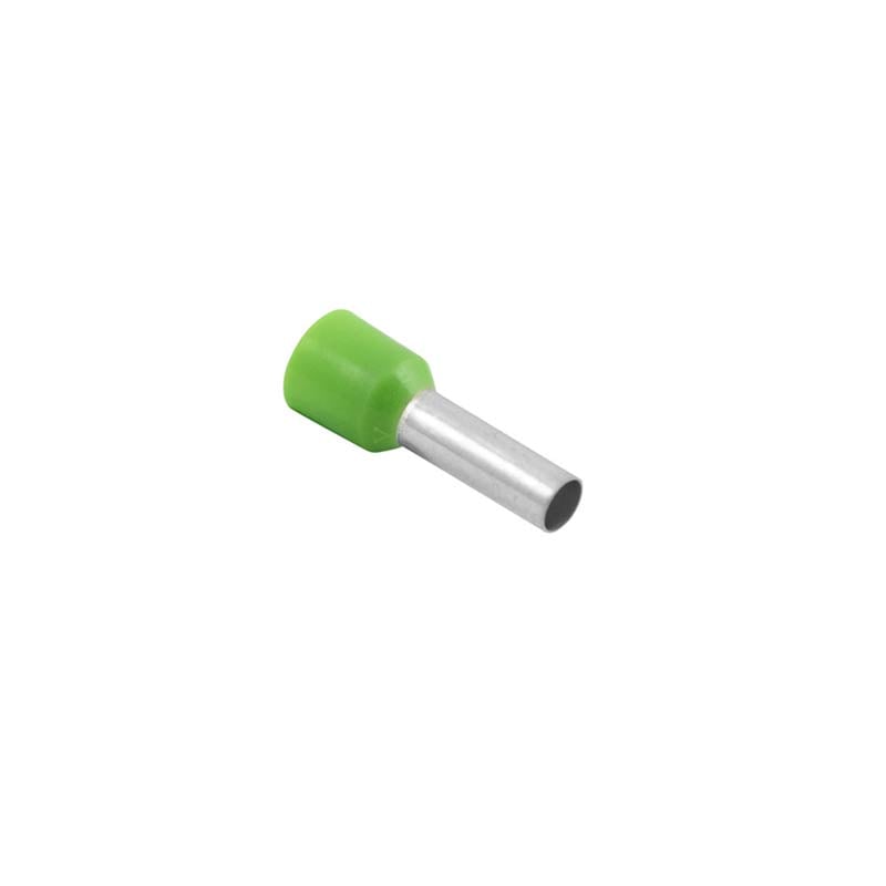 Unicrimp Green Bootlace Ferrule Single 6.0mm (Pack of 100)