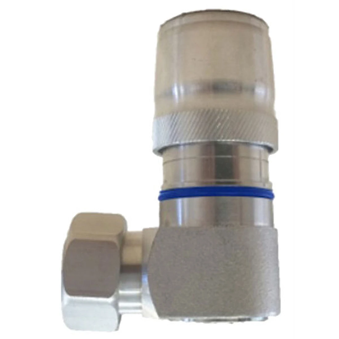 43MR-LCF12-D01	4.3-10 Male Right Angle Connector for 1/2" Coaxial Cable, OMNI FIT™ Premium, Polymer claw and compression sealing