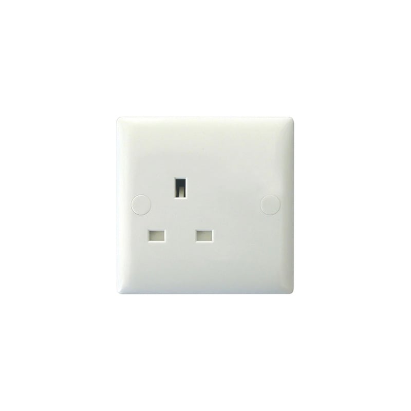 Varilight Value 1G 13A DP Unswitched Socket