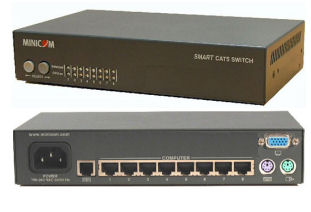 0SU22081 Minicom SMART 108 PS2 Cat5 8 Port KVM Switch PS2 User only ( SMART SWITCH ) OSU22081 / SPECIAL OFFER ON LIMITED STOCK