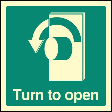 Turn to open - left