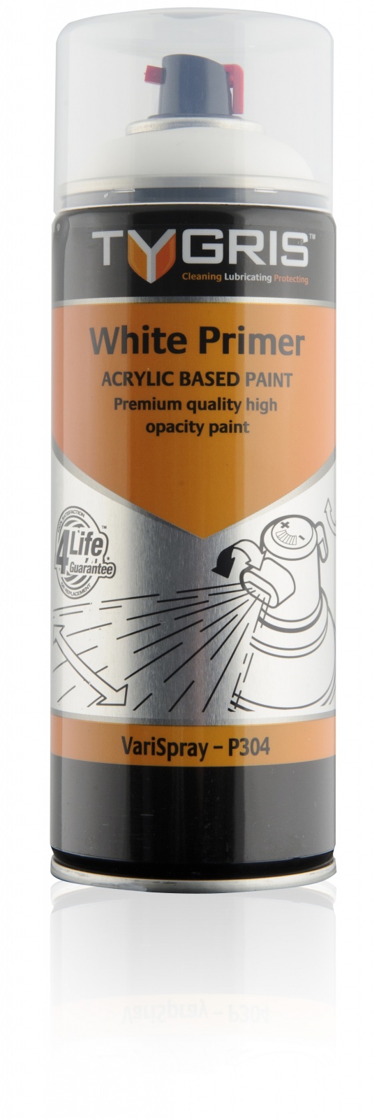 P304 White Primer Paint 400ml Vari-Spray