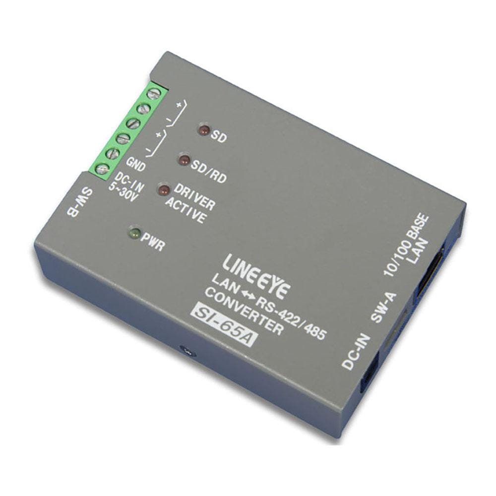 SI-65A Interface Converter (LAN to RS-422/485)