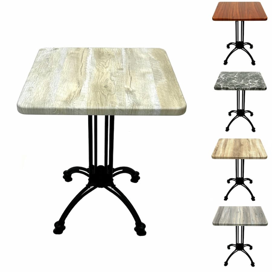Monza Bistro Tables With Choice Of Table Tops