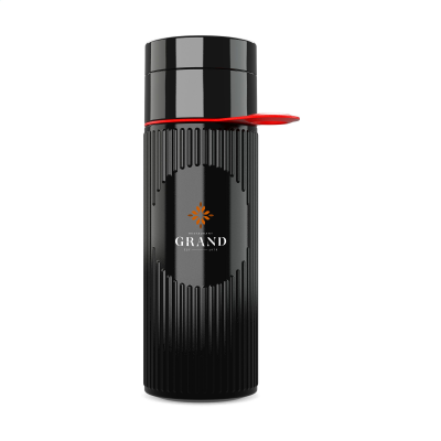 JOIN THE PIPE ATLANTIS RING BOTTLE BLACK 500 ML in Black_&_Red.