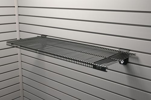 EVOPanel Wall Storage System - Shelf Black 900mm Wide x 300mm Deep - EPSHELF-900