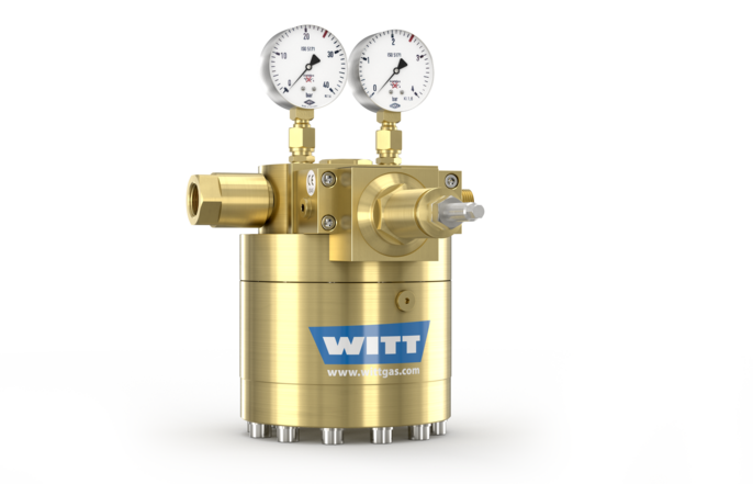 Unique dome pressure regulator for acetylene supply systems - The most accurate pressure control, dynamic pressure close to 1.5 barg, BAM Type Approved