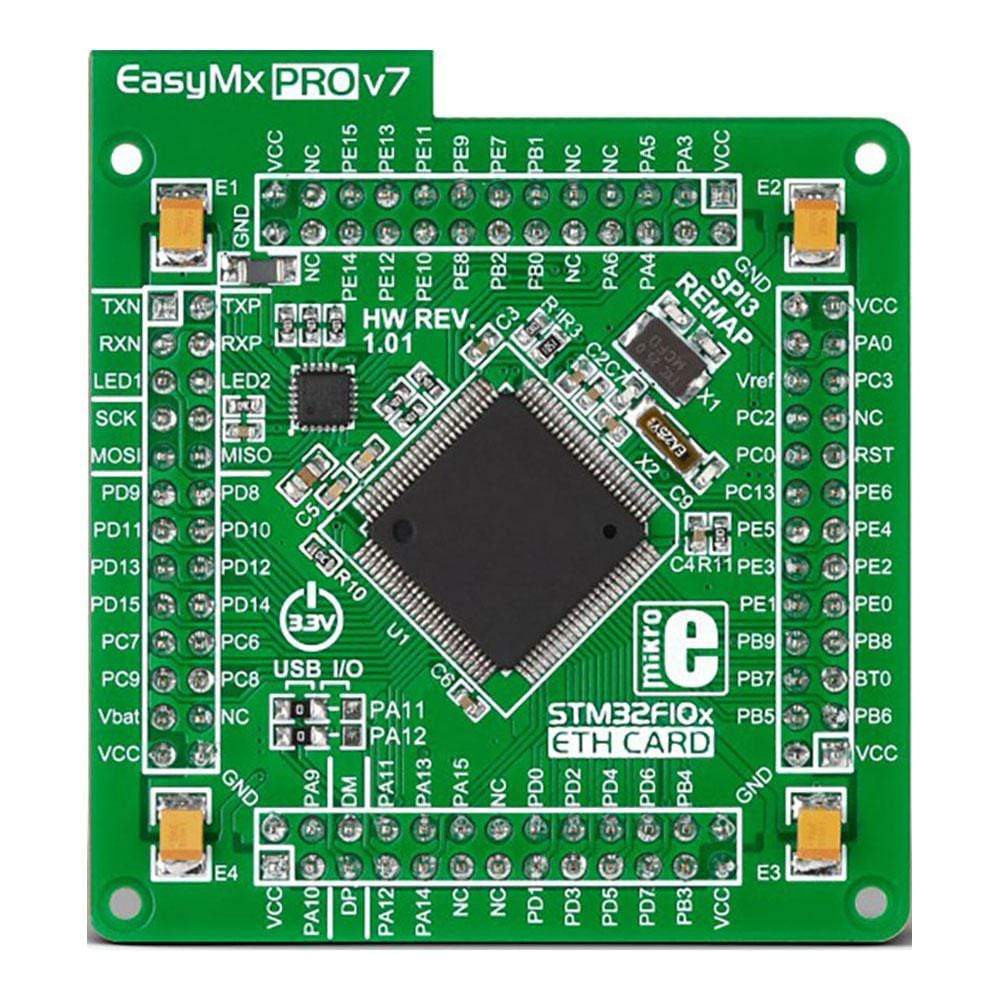 EasyMx PRO v7 for STM32 MCU card with STM32F107VCT6