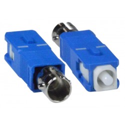 ST-SC Simplex Singlemode Fiber Optic Adapter, Female to Male