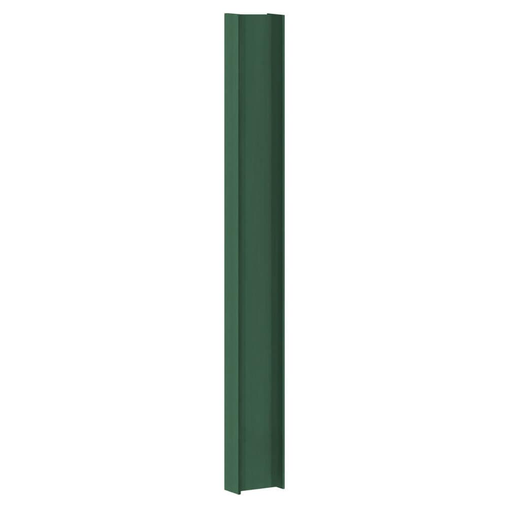 Green GRP Post for 2.4m High Pales153 x 76 x 6.35mm 3125mm Long