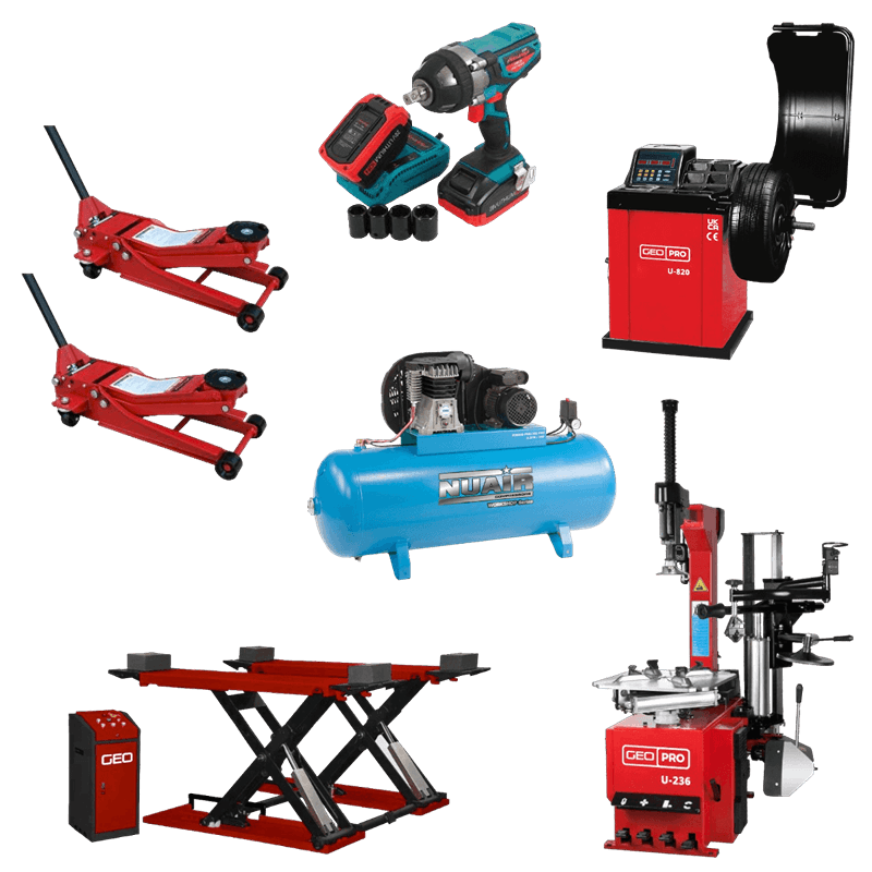 Professional Tyre Bay Starter Equipment Packages for Independent Garages and Vehicle Workshops