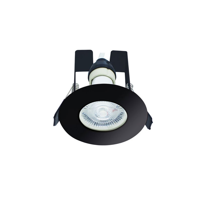 Integral EvoFire Fire Rated GU10 Downlight Black Insulation Coverable