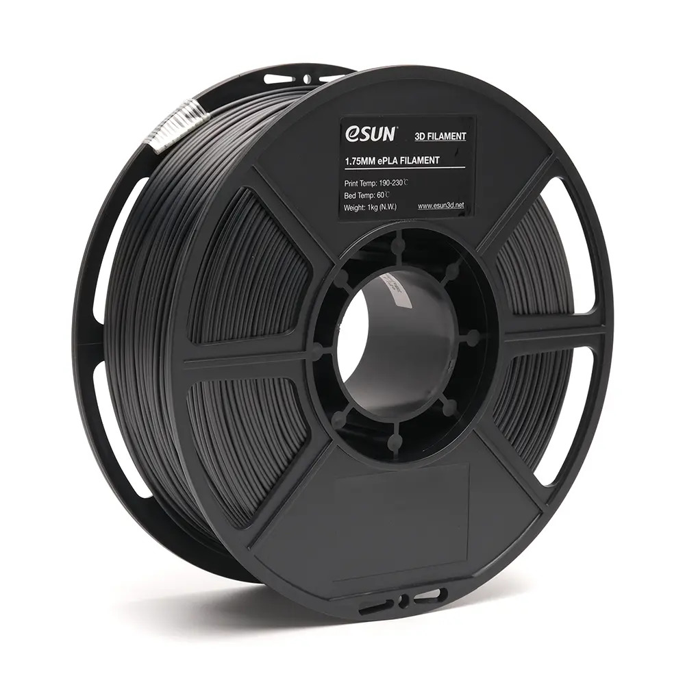 eSUN ePLA Gloss Black 1.75mm 1Kg 3D Printing filament