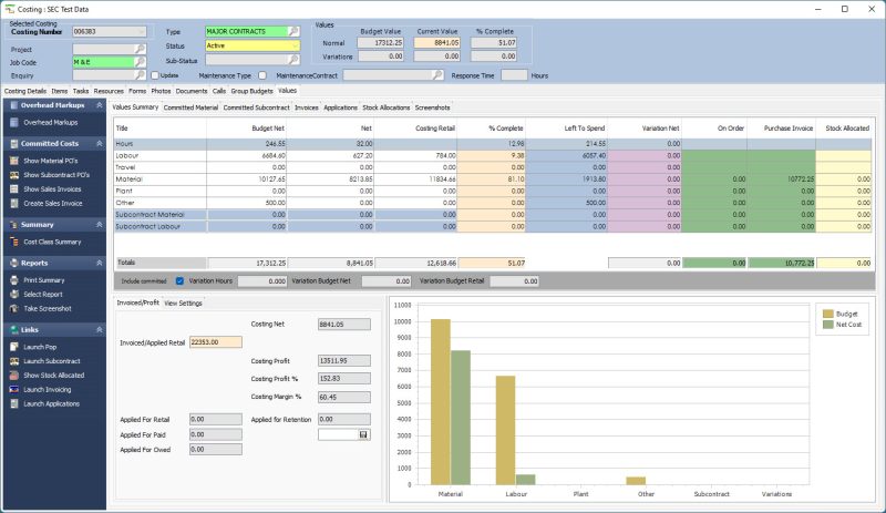 Cost Tracking Software