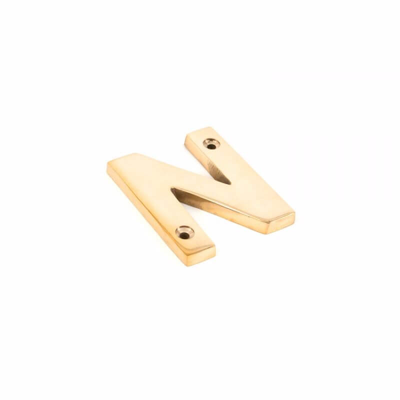 Anvil 83801N Pol. Brass Letter N