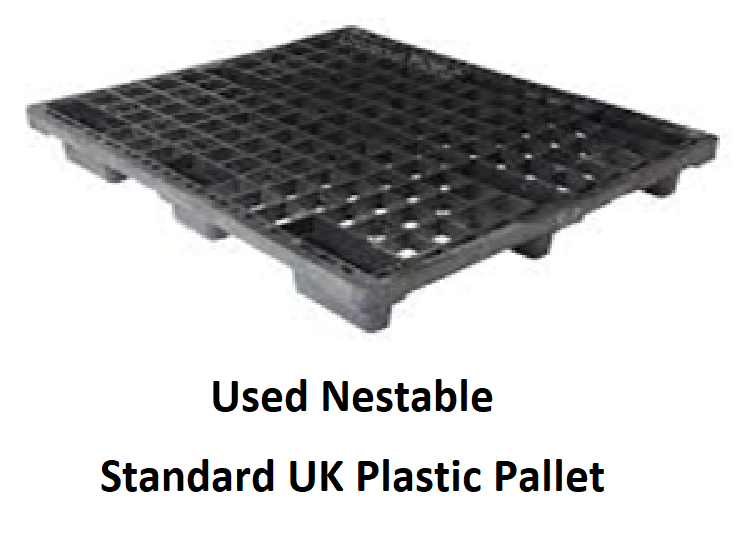 Dolav Pallet Box - Solid with skids (1200x1000x740mm) For Supermarkets