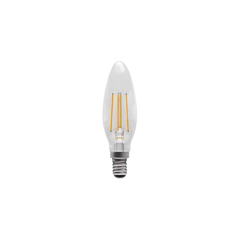 Bell Aztex Clear Dimmable LED Filament Candle E14 4W