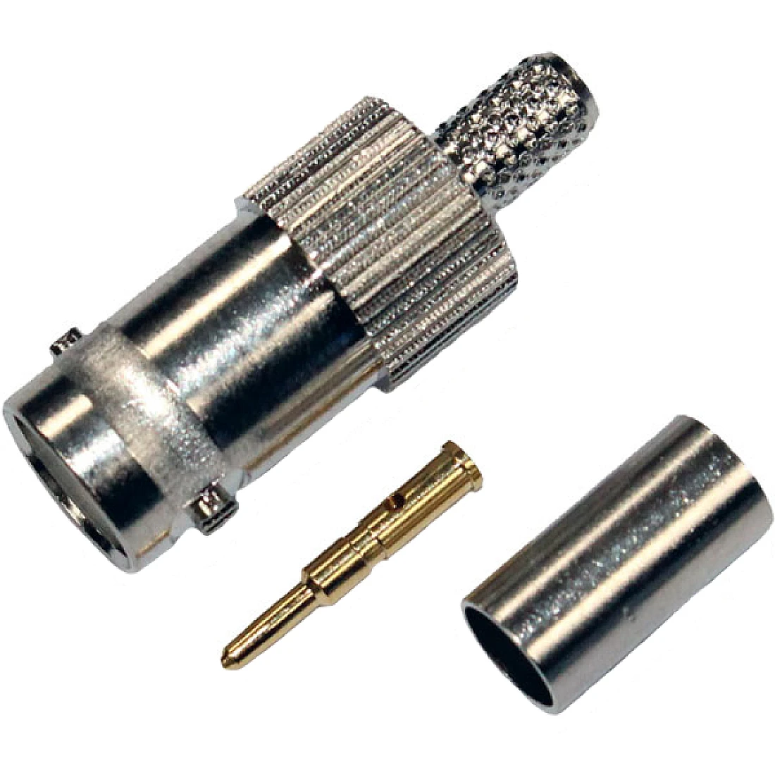 BJCR223R BNC Crimp Jack Socket RG55, RG223, RG142, RG400, URM 301