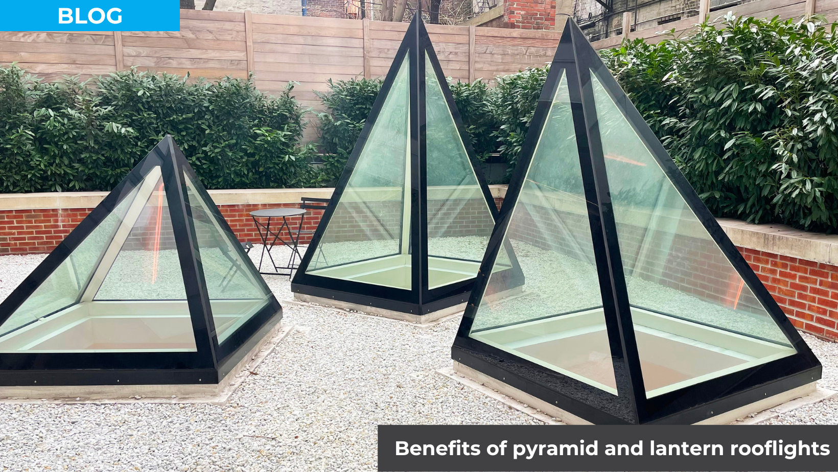 Benefits of pyramid and lantern rooflights