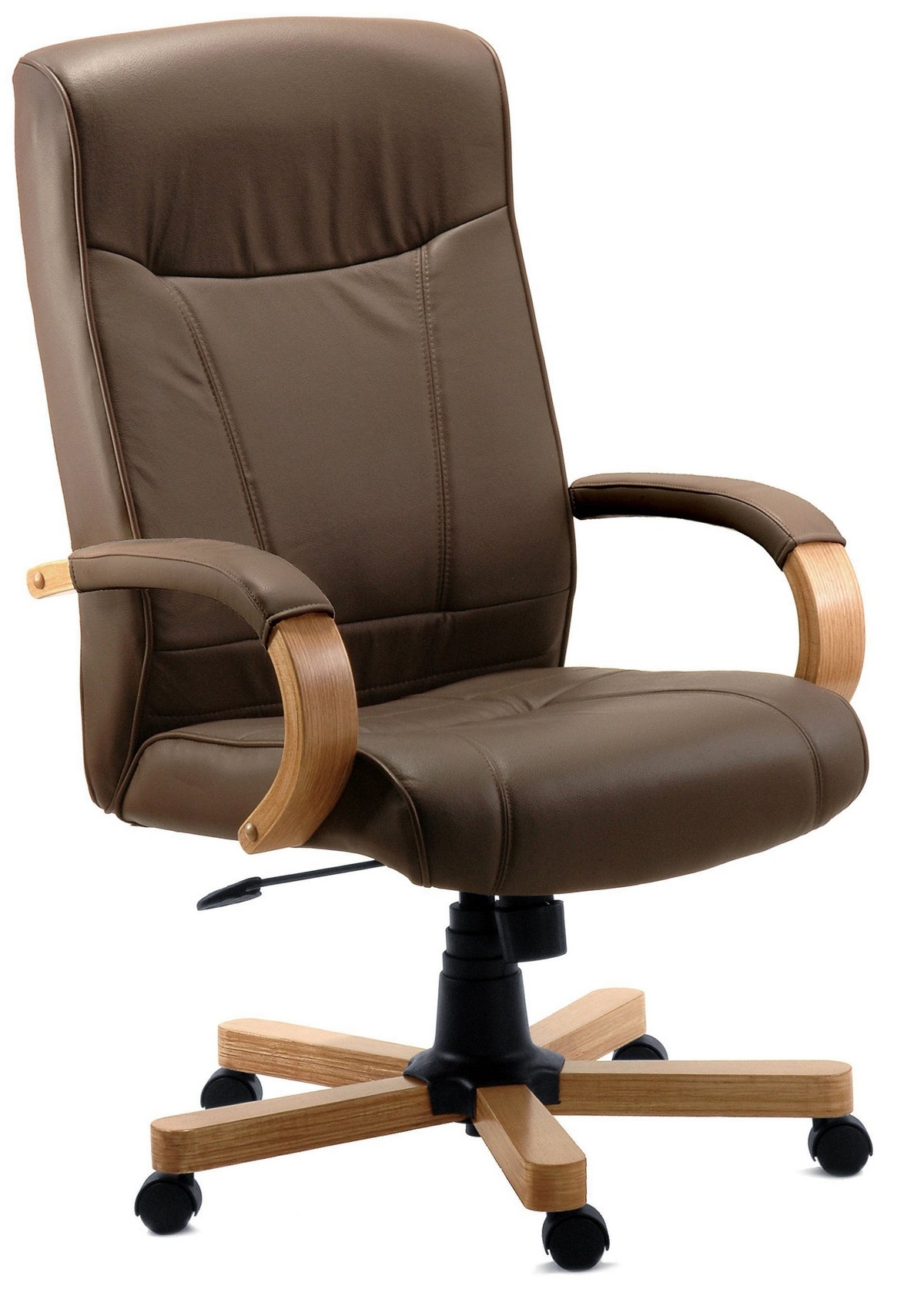 Specialising In Brown Leather Executive Chair - RICHMOND North Yourkshire