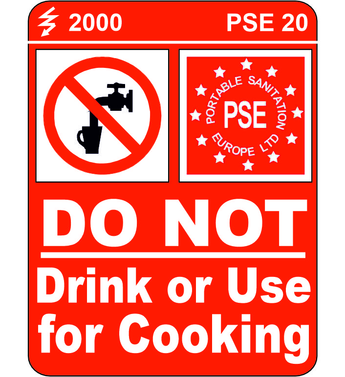 PSE 20 - Not for Drinking or Cooking (100)
[PSE 20]