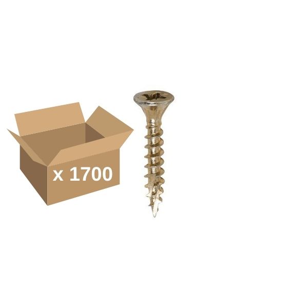 TIMco Classic C2 Screws ZYP 4x25mm (Tub 1700)