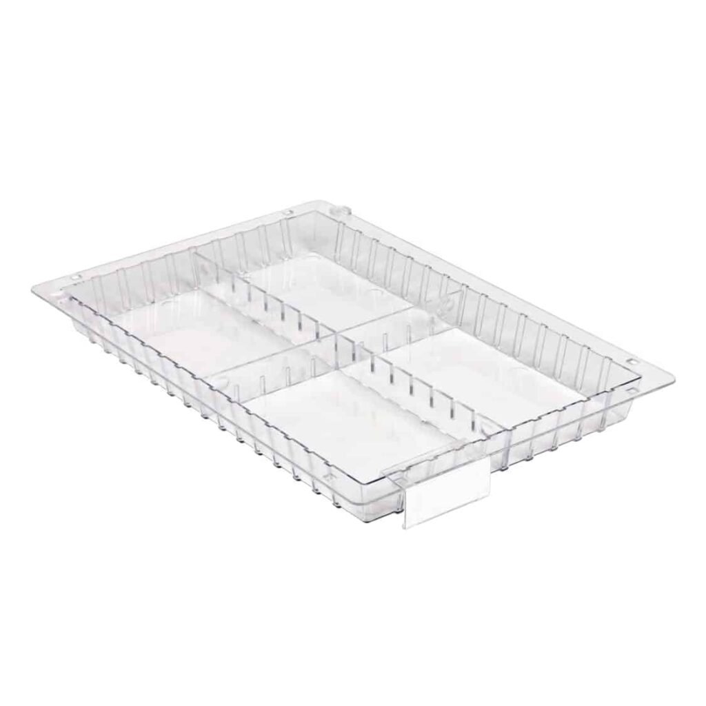 Polycarbonate Tray – One Section – 50mm Deep