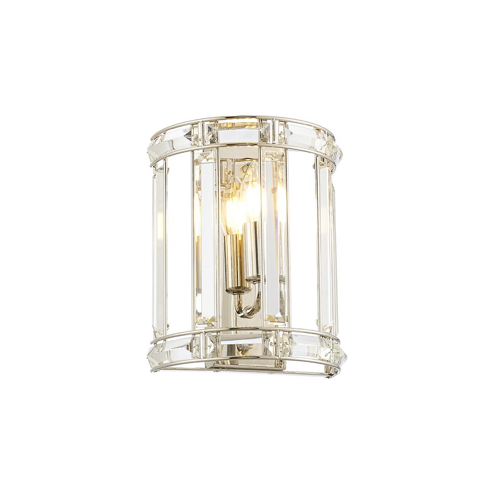 Luxuria Majorelle Wall Light 1 Light E14 Polished Nickel