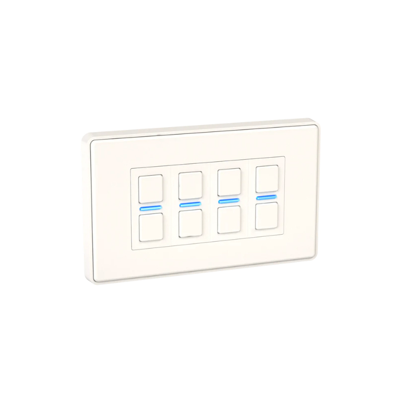 Smart Wireless White 4 Gang Switch Lightwave