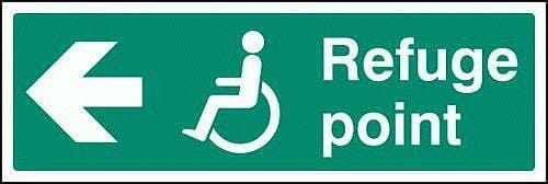 Refuge point arrow left