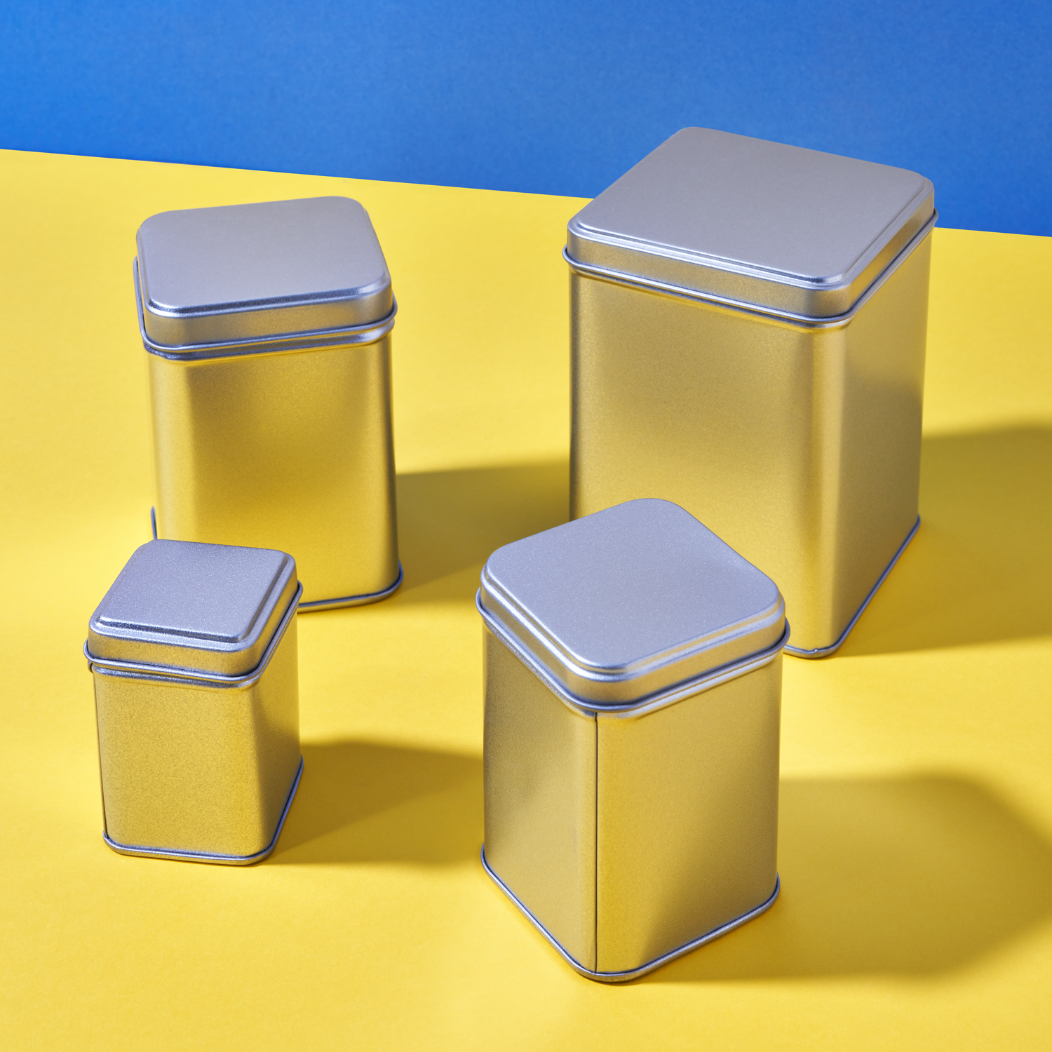 Square Stackable Tins