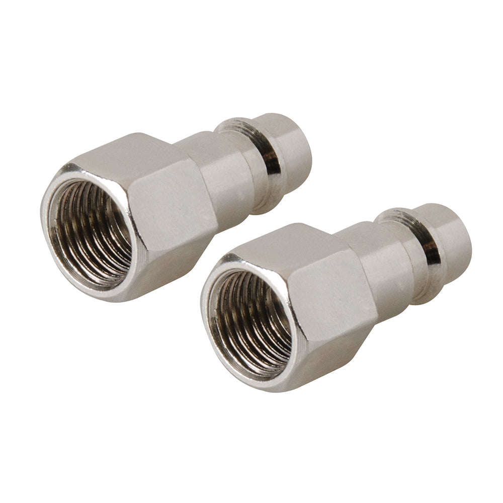 Silverline 238283 Euro Air Line Bayonet Female Thread Coupler 2pk 1/4" BSP