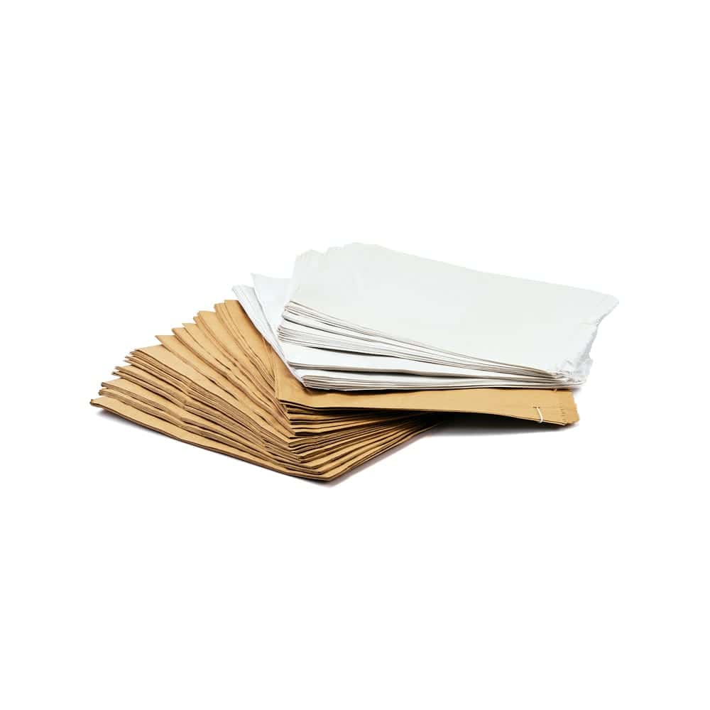 White Sulphite Bags 10 Inch - MGW10 cased 1000 For Hospitality Industry