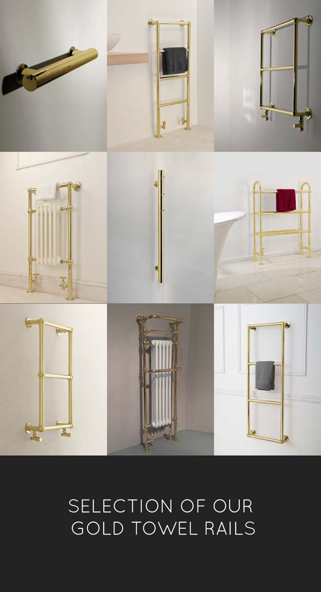 Gold Towel Radiators