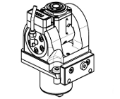 Adjustable angle driven tool with digital display H&#61;83mm