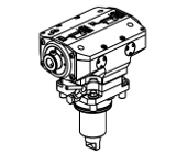 Geared-up radial offset driven tool Ratio&#61;1:2