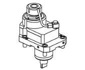 Axial driven tool MT CAPTO H&#61;100