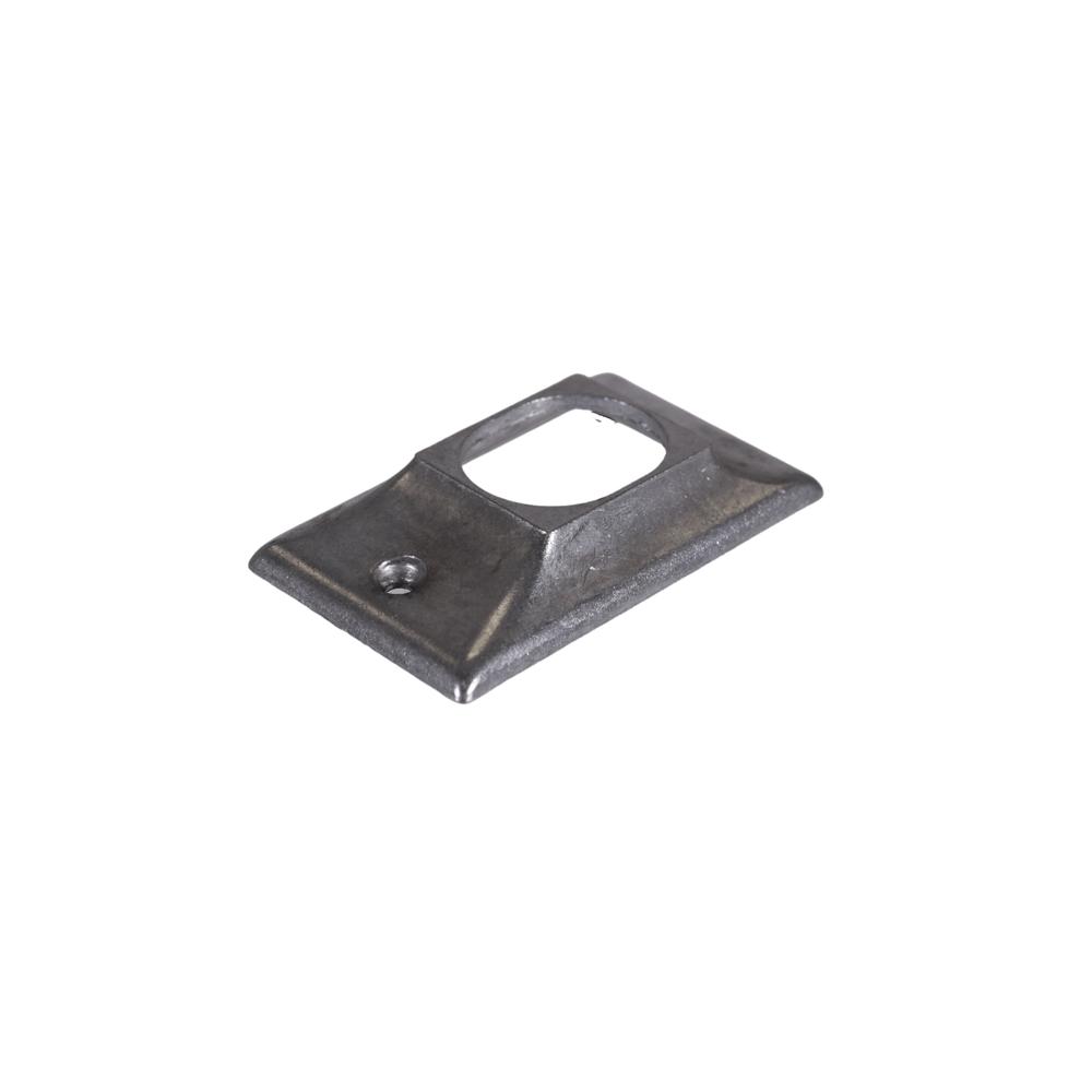 AluminiumSlope Bracket - fits 20mm Round(H x W x T) 62 x 62 x 10mm