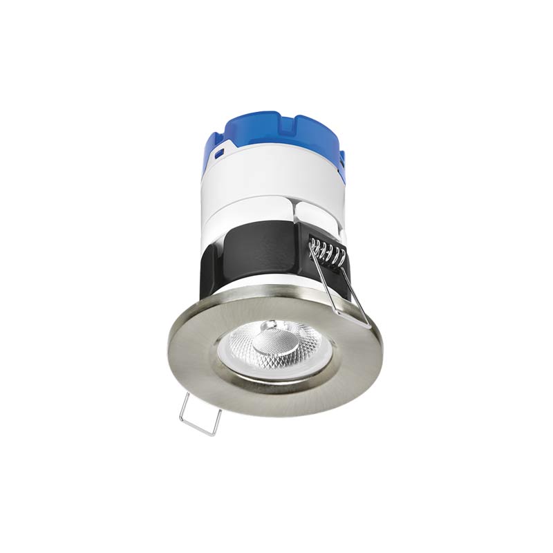 Aurora MPro Fire Rated LED Downlight 3000K 6W Satin Nickel Dimmable