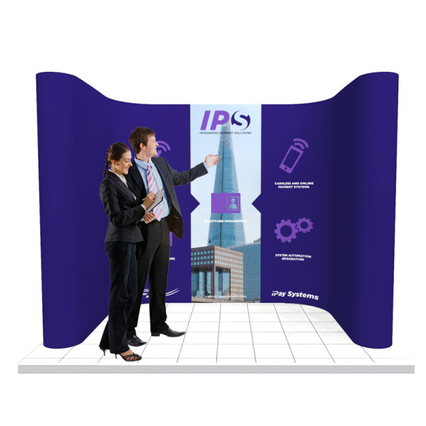 3m x 2m U Shaped Linked Pop Up Stand Kit