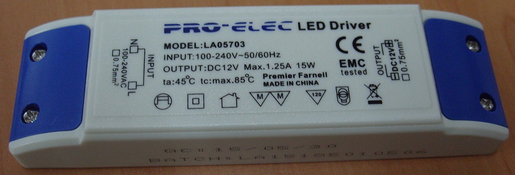 15W 12V LED Driver
[LA05703]